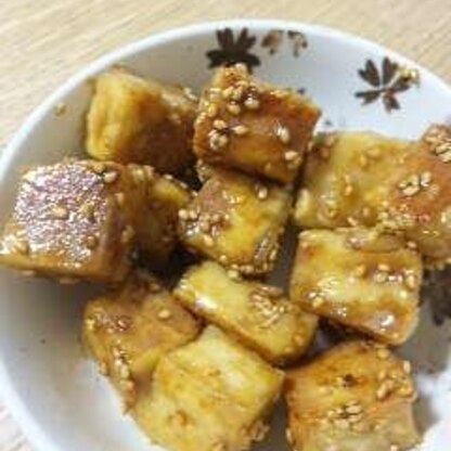 一口タイプの高野豆腐で作りました☆いつもと違う味で楽しめました♪また作りますp(^^)qごちそうさまでした♪